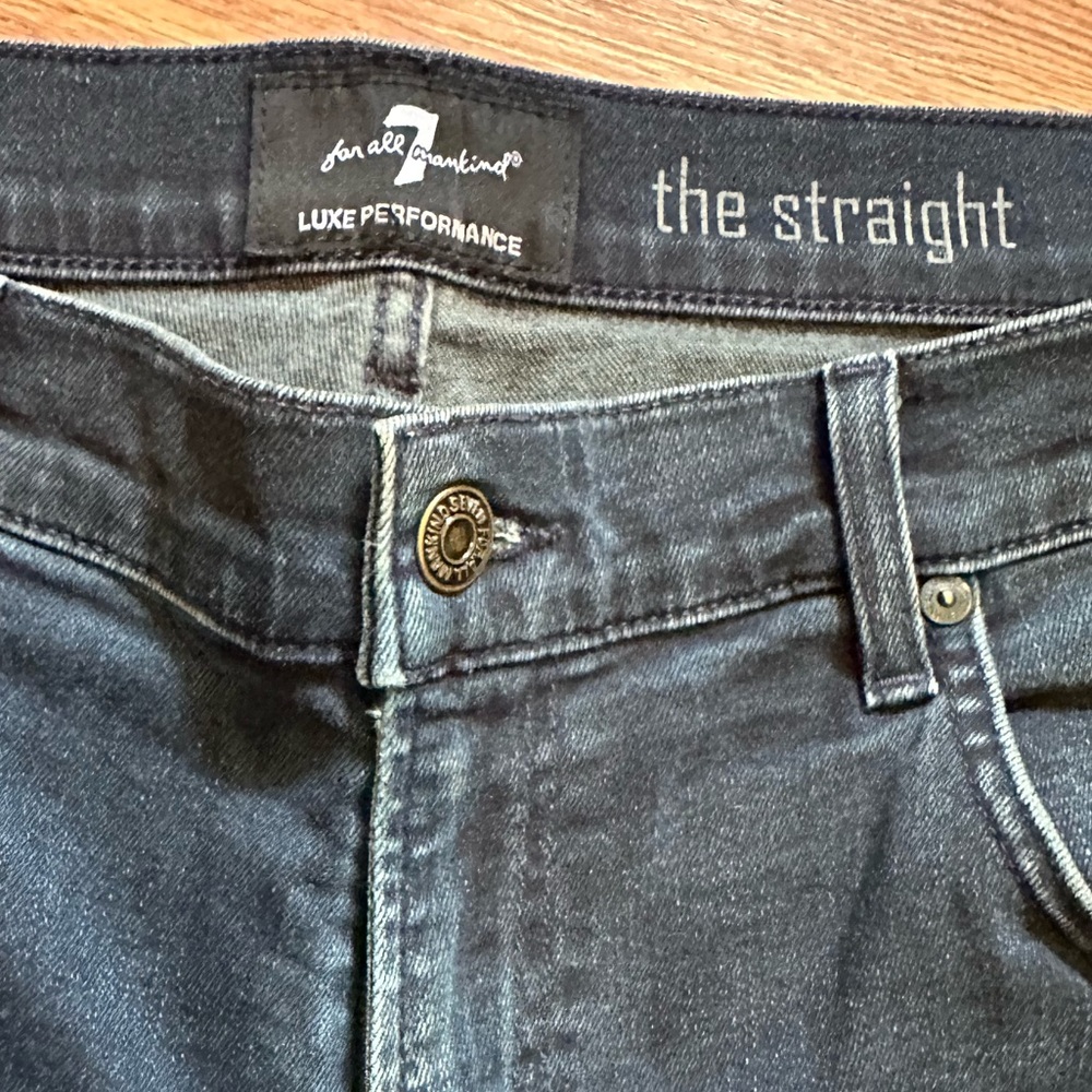 Mens 7-For-All-Mankind straight leg jeans
